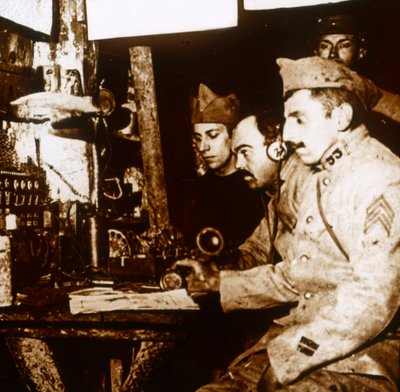 Telefonista, c1914-c1918 da Unbekannt