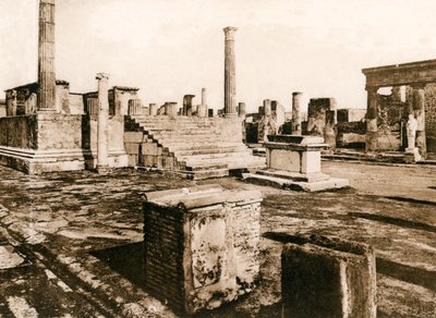 Tempio di Giove, Pompei, Italia, c1900s da Unbekannt