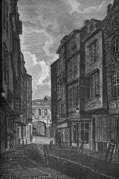 Temple Bar da Butcher Row, 1907 da Unbekannt