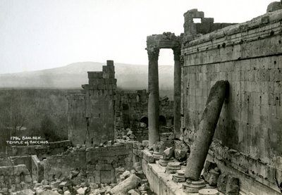 Tempio di Bacco, Baalbek, Libano, c1920s-c1930s da Unbekannt