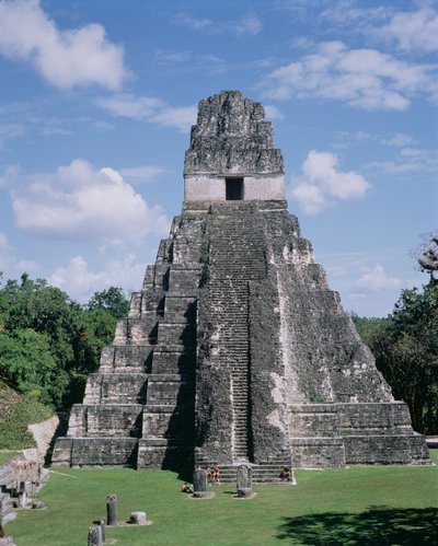 Tempio del Giaguaro (Tempio 1) Maya, Periodo Classico Tardo c.600-900 da Unbekannt