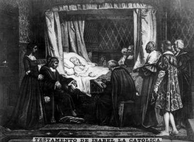 Testamento di Isabella la Cattolica, XVI secolo, anni 1920 da Unbekannt