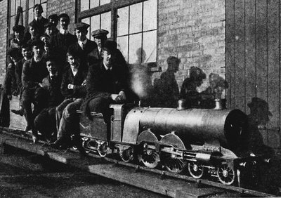 Test di un motore Atlantic in miniatura a Northampton, 1926 da Unbekannt