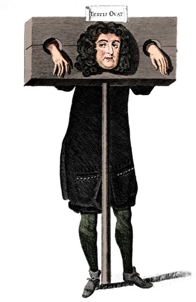 Testis Ovat, Titus Oates alla gogna, XVII secolo c1905 da Unbekannt