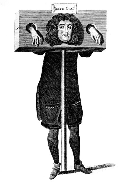 Testis Ovat, Titus Oates alla gogna, 17° secolo c1905 da Unbekannt