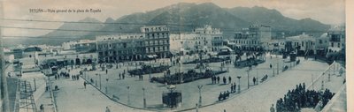 Tetuan - Vista generale della piazza di Spagna, c. 1910 da Unbekannt