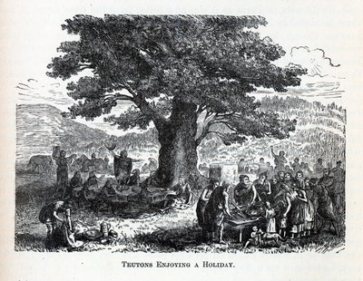 I Teutoni si godono una vacanza, 1882 da Unbekannt