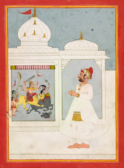 Thakur Ajit Singh adora la dea da Unbekannt