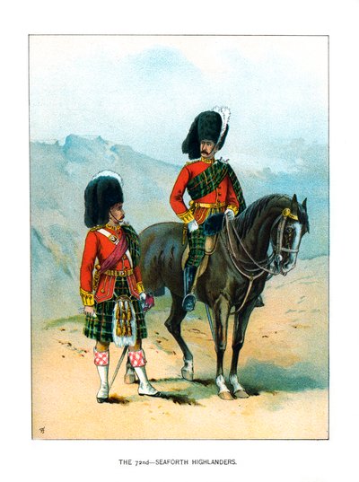 I 72nd Seaforth Highlanders, c. 1890 da Unbekannt