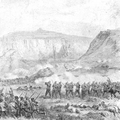 La spedizione abissina, 1868: Battaglia di Arogee, il Venerdì Santo, 10 aprile, 1901 da Unbekannt