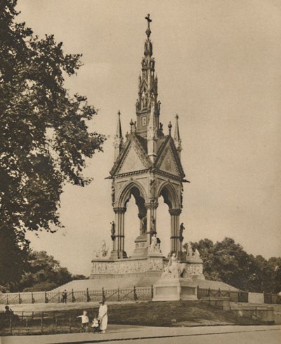 Il Memoriale di Albert sfida il clima e le critiche, c1935 da Unbekannt