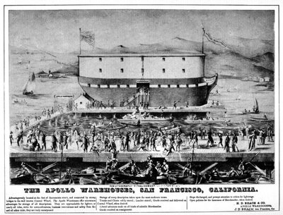 I magazzini Apollo, San Francisco, California, XIX secolo 1937 da Unbekannt