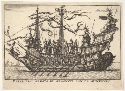 Gli Argonauti guidati da Minerva, dalla serie da Unbekannt