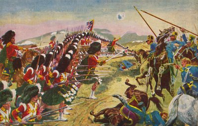 Gli Argyll & Sutherland Highlanders. La Sottile Linea Rossa a Balaclava, 1854 da Unbekannt