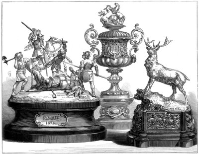 Il piatto del premio Ascot, 1875 da Unbekannt