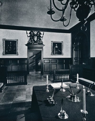 La sala delle assemblee della House of Burgesses da Unbekannt