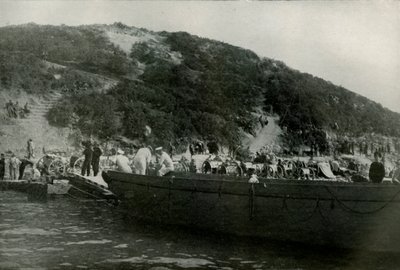 Il luogo di sbarco australiano a Gaba-Tepe, 1919 da Unbekannt
