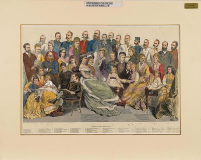 La famiglia imperiale austriaca da Unbekannt