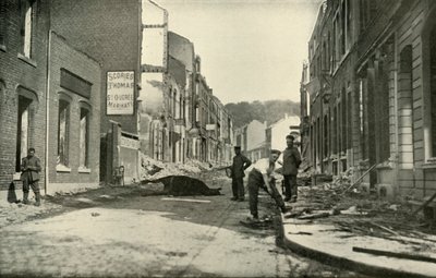 Il viale De Maastricht, Visé, 1919 da Unbekannt