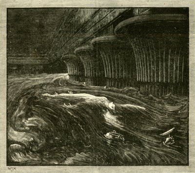 Il banchetto di Nitocris, 1890 da Unbekannt