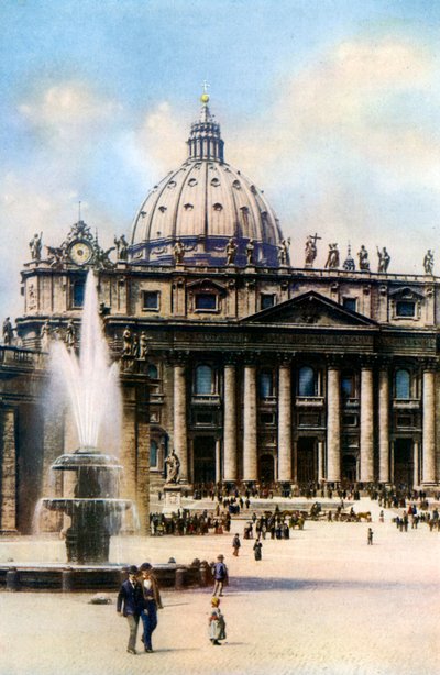 La Basilica di San Pietro, Roma, 1926 da Unbekannt