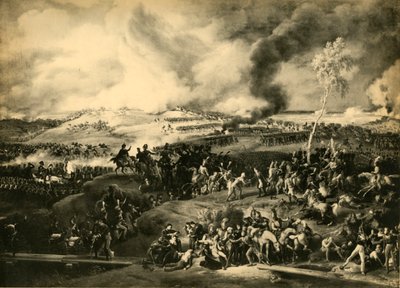 La battaglia di Borodino, 7 settembre 1812, 1921 da Unbekannt