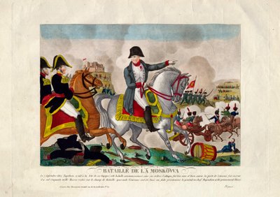 La battaglia di Borodino del 26 agosto 1812, ca. 1812 da Unbekannt