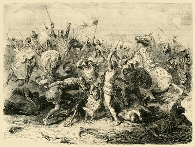 La battaglia di Bouvines, 1214 da Unbekannt