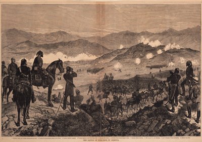 La battaglia di Kizil-Tepe del 25 giugno 1877, 1877 da Unbekannt