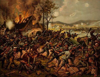 La battaglia di Krasnik iniziata il 23 agosto 1914 da Unbekannt