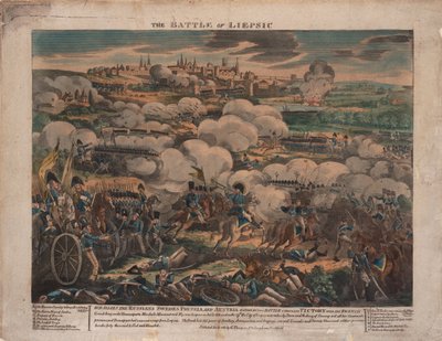 La battaglia di Lipsia da Unbekannt