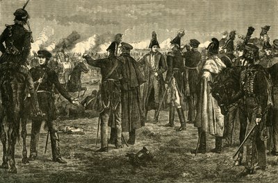 La Battaglia di Lipsia, 1813, 1890 da Unbekannt