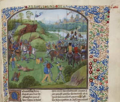 La battaglia di Radcot Bridge del 19 dicembre 1387 da Unbekannt
