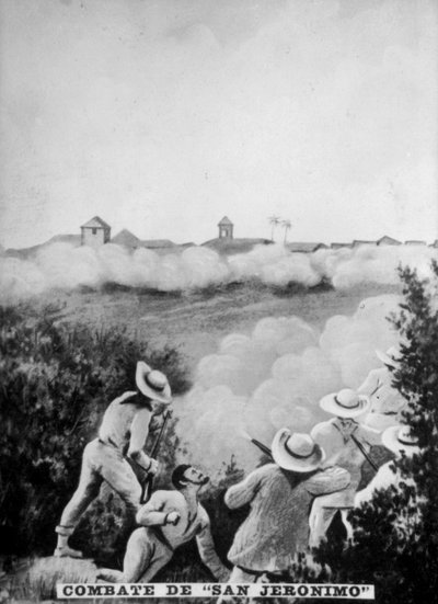 La battaglia di San Geronimo, 1895 da Unbekannt