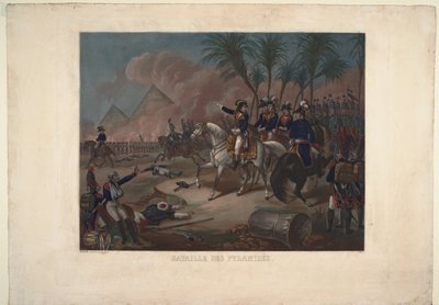 La Battaglia delle Piramidi, 1800 da Unbekannt