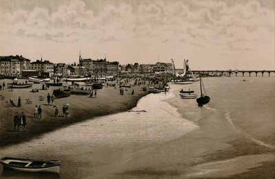 La spiaggia, Yarmouth, c1880 da Unbekannt