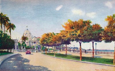La bellissima Beira Mar Drive - avvicinandosi al magnifico Monroe Palace, 1914 da Unbekannt
