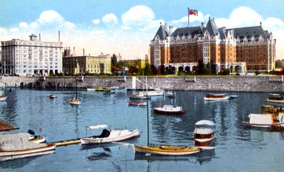 Il Belmont Building, Union Club e Empress Hotel, Victoria, British Columbia, Canada da Unbekannt