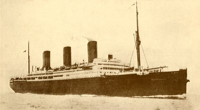 La Berengaria Cunard Line, 52.700 tonnellate, c1930 da Unbekannt