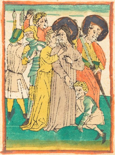 Il tradimento di Cristo, c. 1460-1465 da Unbekannt