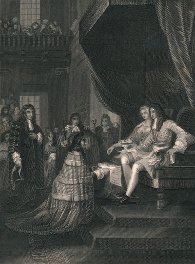 La Carta dei Diritti presentata a Guglielmo e Maria, 1689, metà del XIX secolo da Unbekannt
