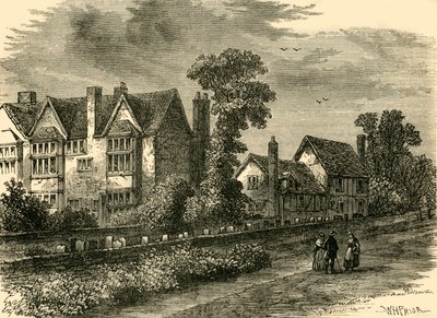 La Casa Bianca e Nera, 1800, c1876 da Unbekannt