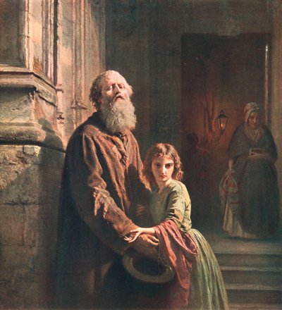Il mendicante cieco, 1853, c1902 da Unbekannt