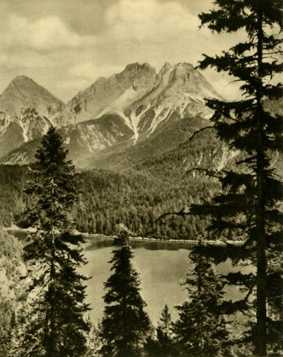 Il Blindsee e il passo di Fern, Tirolo, Austria da Unbekannt