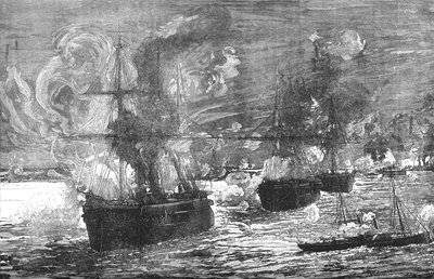 Il bombardamento di Alessandria, 1882 da Unbekannt