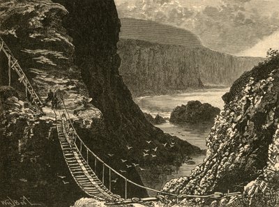 Il ponte, Carrick-A-Rede, 1898 da Unbekannt