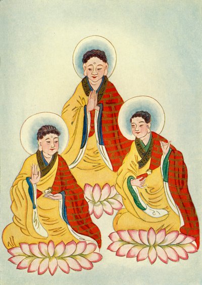La Triade Buddhista, 1922 da Unbekannt