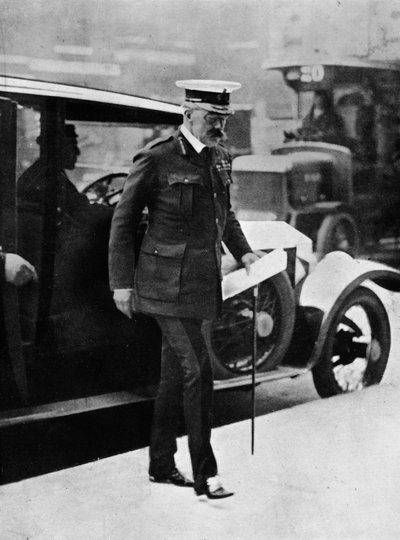 La crisi del gabinetto: Lord Kitchener arriva al Ministero della Guerra, 1915 da Unbekannt