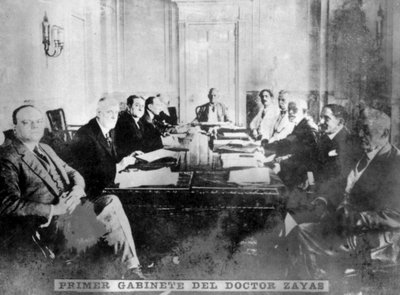Il Gabinetto di Alfredo de Zayas, c1910 da Unbekannt