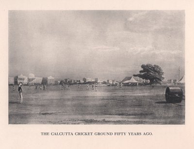 Il campo di cricket di Calcutta, India, 1861-1912 da Unbekannt